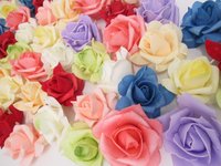 Flori mătase -polyfoam trandafir
